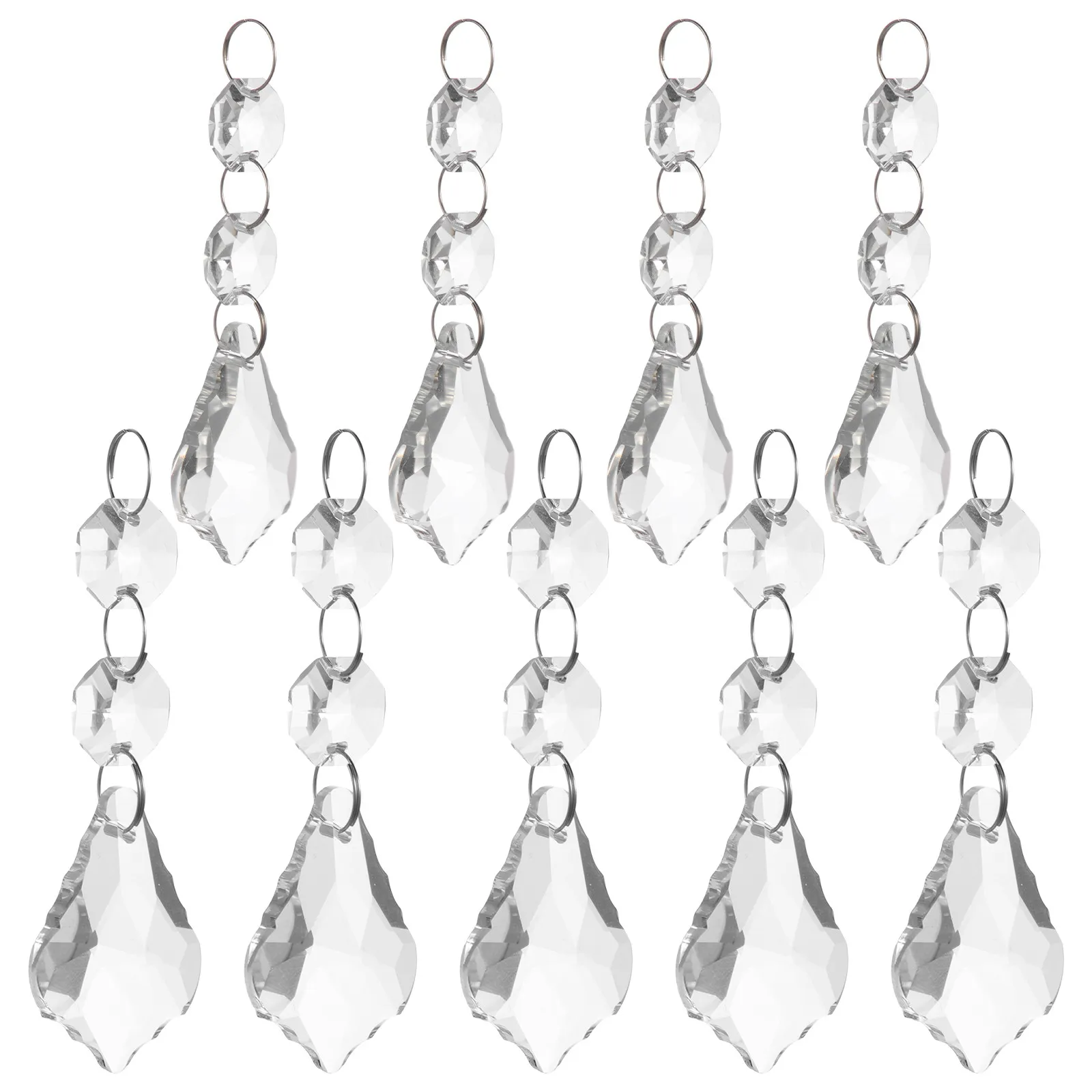 10Pcs Crystal Hanging Pendant Chandelier Prisms Transparent Sparkle Light Decoration Wedding Birthday Chandelier Crystals
10Pcs Crystal Hanging Pendant Chandelier Prisms Transparent Sparkle Light Decoration Wedding Birthday Chandelier Crystals