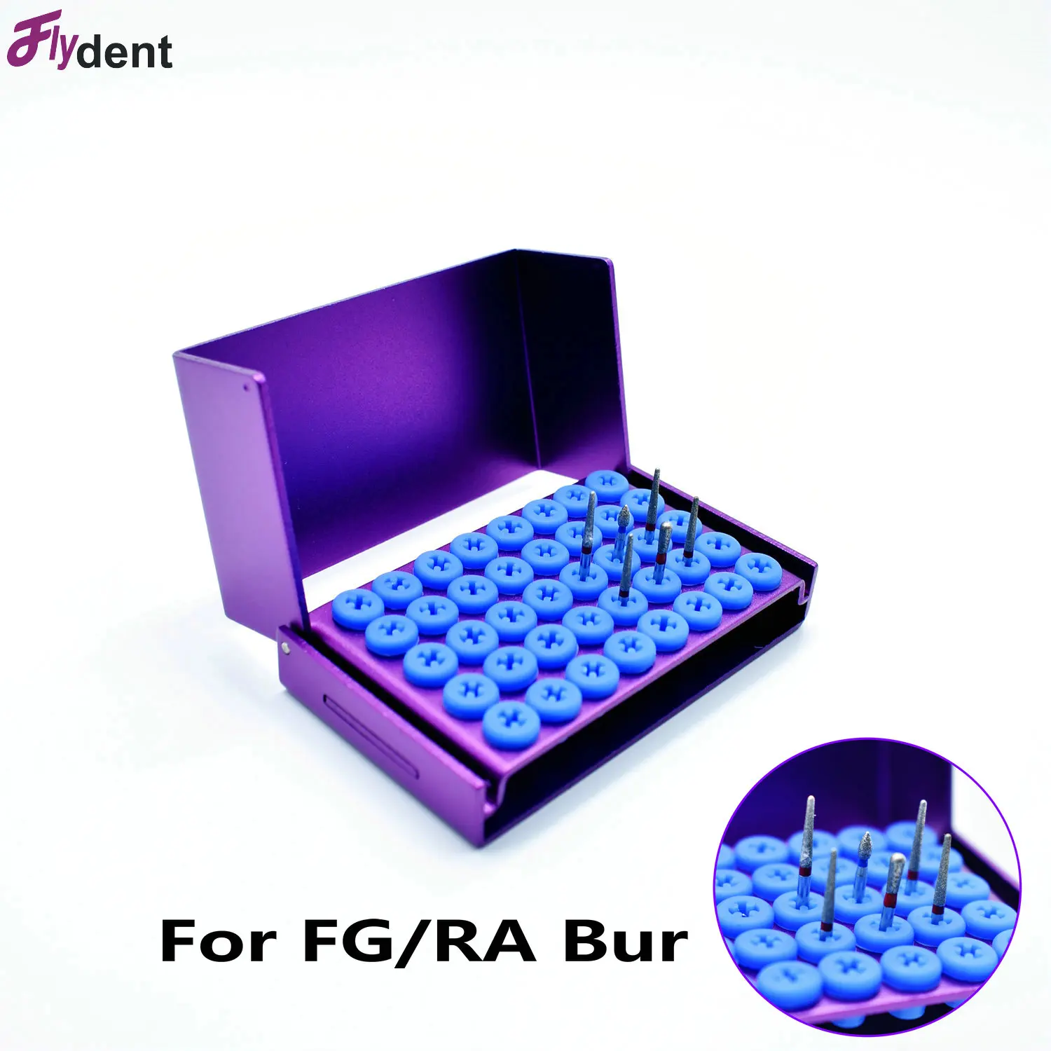 Dental 40 Holes Cleaning Stand Autoclave Sterilizer For High/Low Speed Dental Burs Holder Metal Box
Dental 40 Holes Cleaning Stand Autoclave Sterilizer For High/Low Speed Dental Burs Holder Metal Box