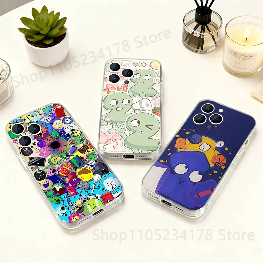 Transparent soft case for iPhone 17,16,15,14,13,12,11,Pro,Max,Plus, X,XS,XR,SE4,E Mini Bfdi Battle For Dream Island PHONE CASE
Transparent soft case for iPhone 17,16,15,14,13,12,11,Pro,Max,Plus, X,XS,XR,SE4,E Mini Bfdi Battle For Dream Island PHONE CASE