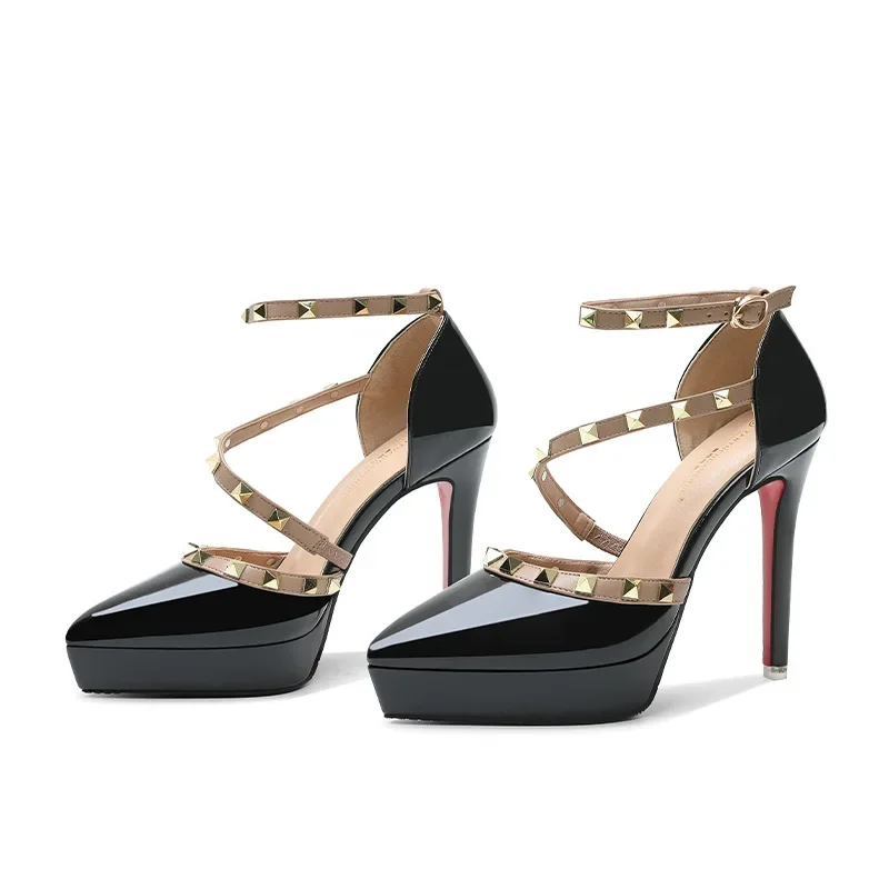 Women High Heels New Summer Platform Sandals Luxury Designer Super High Heels for Women Rivet Sexy High Heel Pumps Zapatos Mujer
Women High Heels New Summer Platform Sandals Luxury Designer Super High Heels for Women Rivet Sexy High Heel Pumps Zapatos Mujer