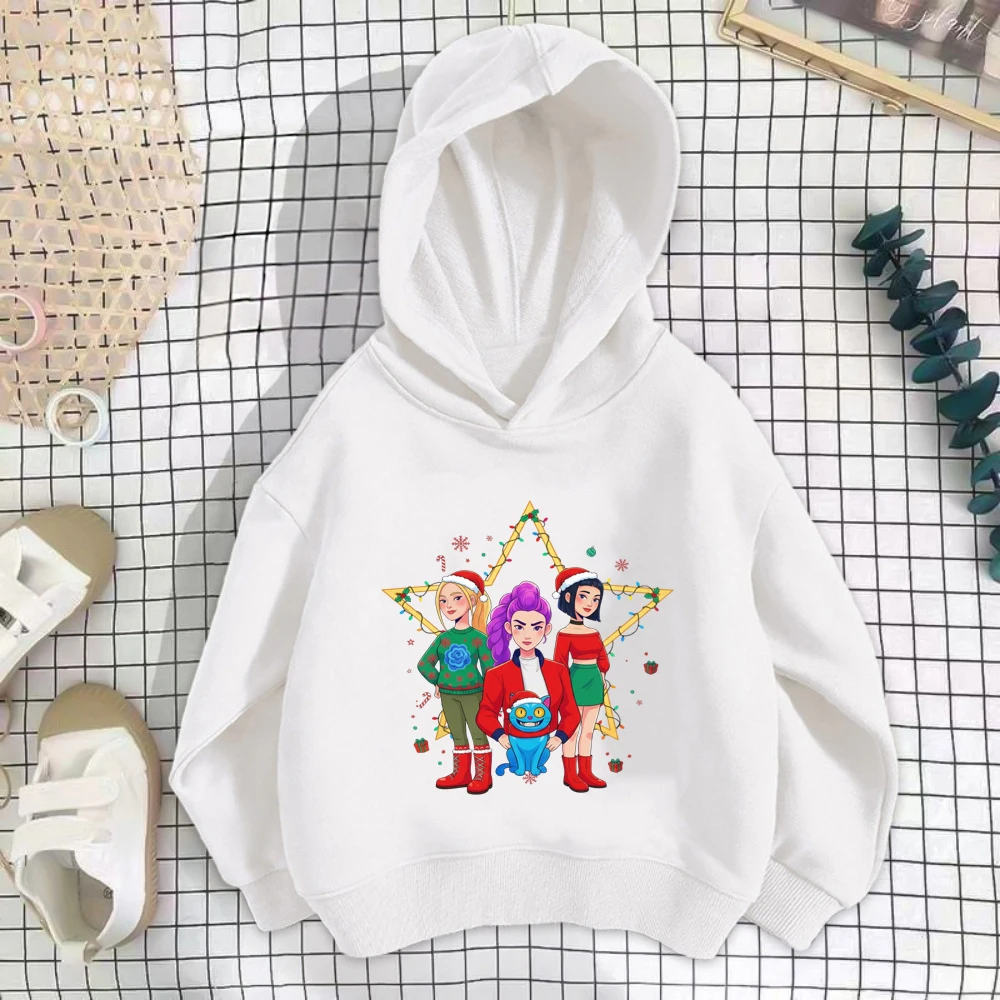 Детская толстовка с капюшоном Guerreras KPop для рождественских мероприятий, весенне-осенняя праздничная куртка Huntrix
Детская толстовка с капюшоном Guerreras KPop для рождественских мероприятий, весенне-осенняя праздничная куртка Huntrix