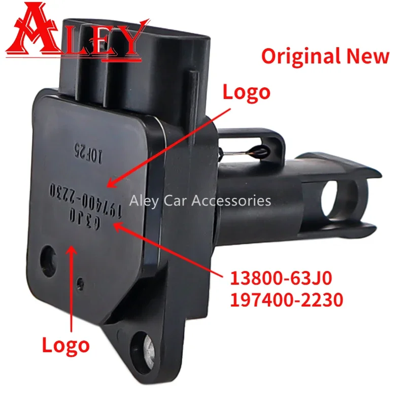 Original New 13800-63J0 13800-63J00 197400-2230 Mass Air Flow Sensor For Suzuki Grand Vitara Jimny Swift For Mitsubishi Pajero 
Original New 13800-63J0 13800-63J00 197400-2230 Mass Air Flow Sensor For Suzuki Grand Vitara Jimny Swift For Mitsubishi Pajero