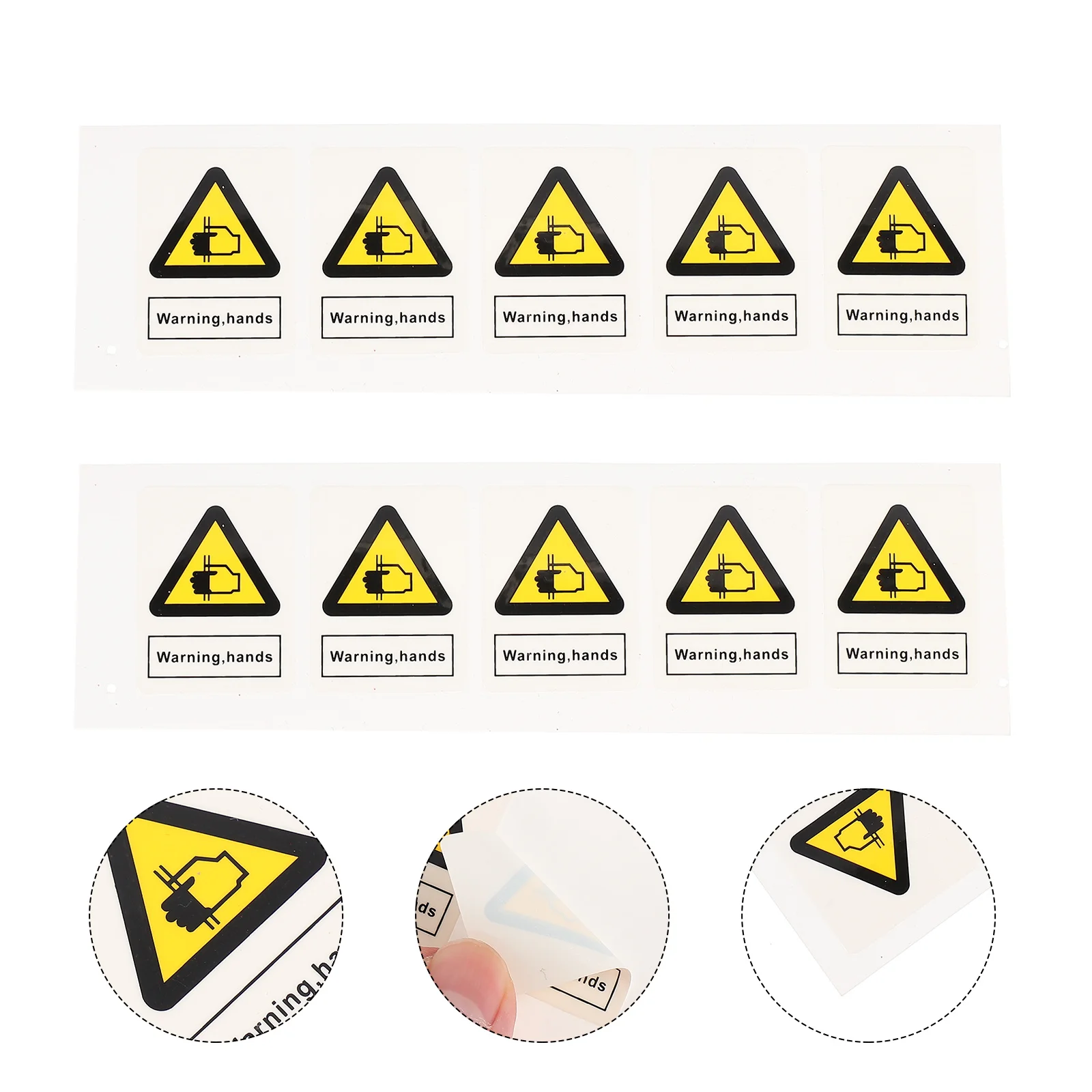 10 Pcs Warning Label Safety Sign Sticker Stickers Machine Caution Pp Self-adhesive Vinyl
10 Pcs Warning Label Safety Sign Sticker Stickers Machine Caution Pp Self-adhesive Vinyl