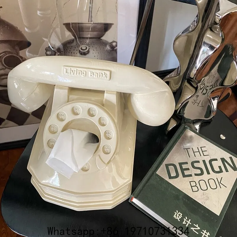 Light Luxury Cream Wind Pumping Carton, Living Room Coffee Table Decoration Ornament, Retro Desktop Storage Telephone Tissue Box
Light Luxury Cream Wind Pumping Carton, Living Room Coffee Table Decoration Ornament, Retro Desktop Storage Telephone Tissue Box