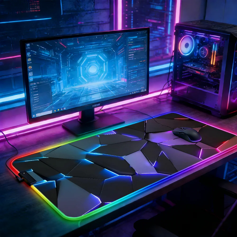 Светодиодная RGB-подсветка для мыши, коврик для клавиатуры для киберспорта, игровые коврики для стола, неоновые геометрические фрагменты, коврик для мыши, аксессуары для геймеров, ноутбуков и ПК
Светодиодная RGB-подсветка для мыши, коврик для клавиатуры для киберспорта, игровые коврики для стола, неоновые геометрические фрагменты, коврик для мыши, аксессуары для геймеров, ноутбуков и ПК