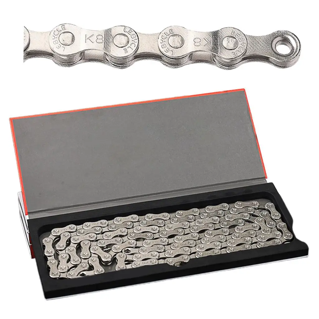 Bike Chain Component Gear 116 Links Waist Guide Angle Design Bicycle Chains for Sports Cycling
Bike Chain Component Gear 116 Links Waist Guide Angle Design Bicycle Chains for Sports Cycling