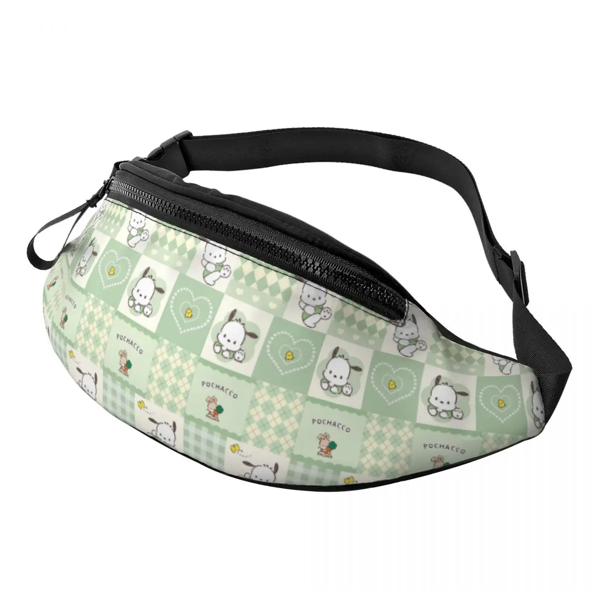 Custom Cool Pochacco Fanny Pack for Traveling Women Men Crossbody Waist Bag Phone Money Pouch
Custom Cool Pochacco Fanny Pack for Traveling Women Men Crossbody Waist Bag Phone Money Pouch