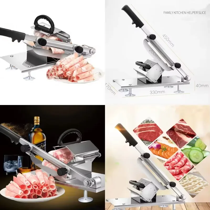 Manual Stainless Steel Mutton Roll Frozen Meat Ham Beef Herb Vegetables Cutter Food Meat Slicer Manual Meat Slicer
Manual Stainless Steel Mutton Roll Frozen Meat Ham Beef Herb Vegetables Cutter Food Meat Slicer Manual Meat Slicer