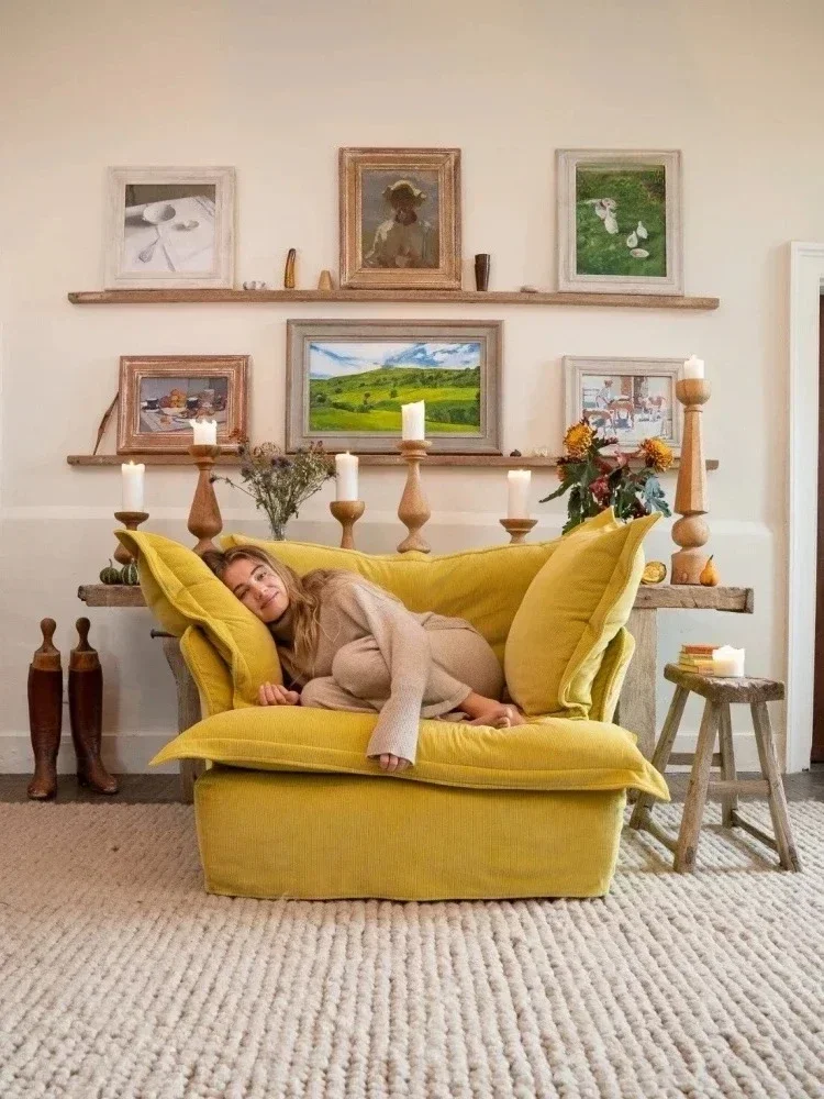 Y1 Removable Washable Living Room Apartment Bed Breakfast down Cotton Linen Velvet Single Retro Sofa
Y1 Removable Washable Living Room Apartment Bed Breakfast down Cotton Linen Velvet Single Retro Sofa