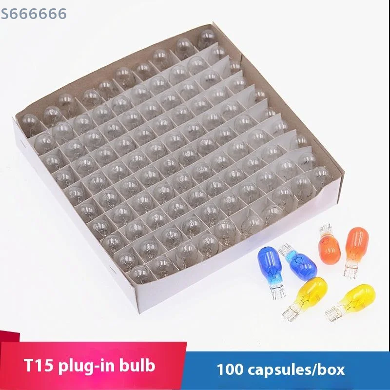 100Pcs/Box T15 12V 21W Led Car Light COB Glass Plug-in Wide Bulb Auto Automobiles License Plate Lamp Dome Light Reading DRL Bulb
100Pcs/Box T15 12V 21W Led Car Light COB Glass Plug-in Wide Bulb Auto Automobiles License Plate Lamp Dome Light Reading DRL Bulb