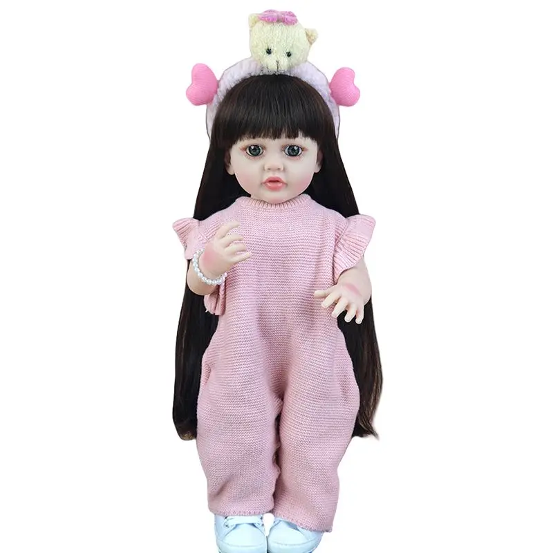 Новейшие длинные волосы Kawaii, 22 дюйма, Reborn, съемная ванна для маленьких девочек, доступны детские игрушки, лучший подарок на день рождения для ребенка
Новейшие длинные волосы Kawaii, 22 дюйма, Reborn, съемная ванна для маленьких девочек, доступны детские игрушки, лучший подарок на день рождения для ребенка