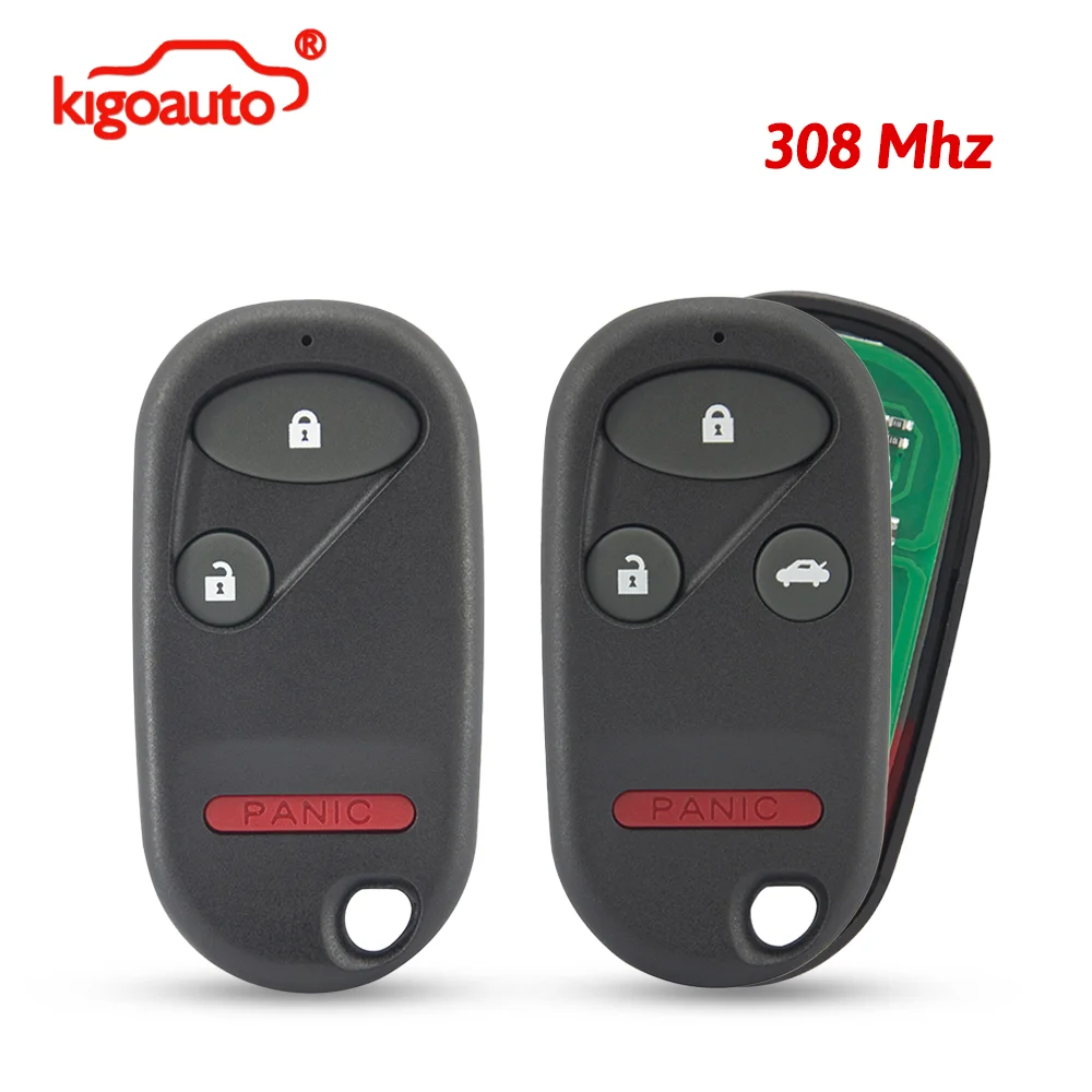 kigoauto FCC E4EG8D-444H-A Remote fob 3 button Trunk 308Mhz for 2001-2006 Acura MDX PN: 72147-S3V-A02
kigoauto FCC E4EG8D-444H-A Remote fob 3 button Trunk 308Mhz for 2001-2006 Acura MDX PN: 72147-S3V-A02