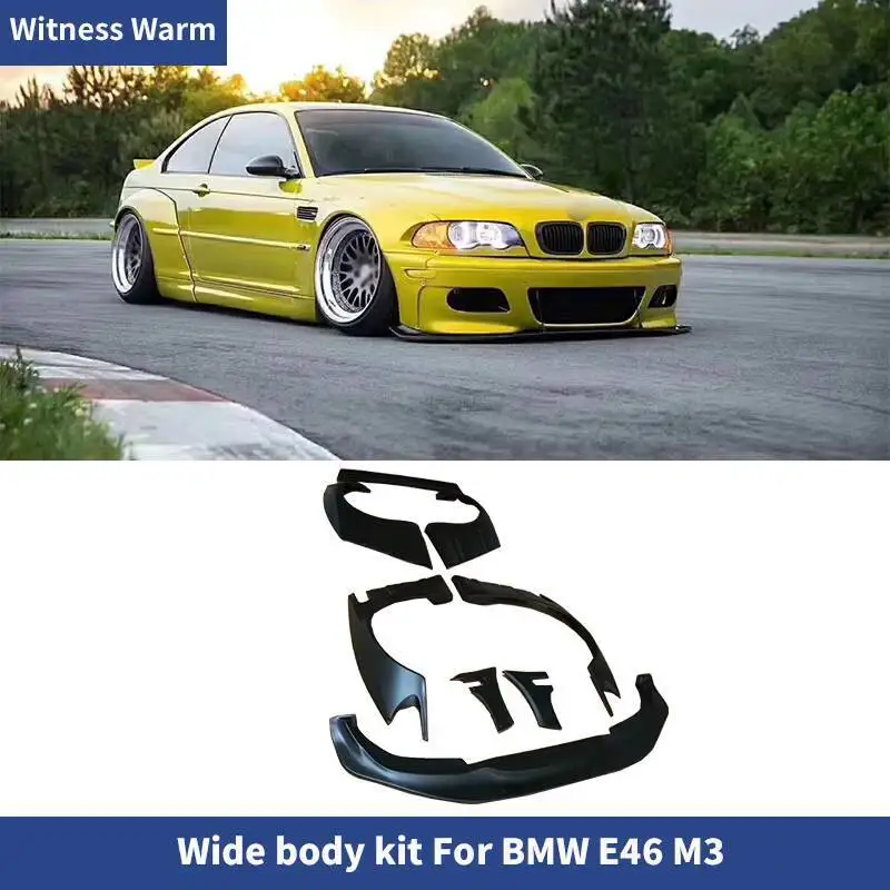 E46 широкий комплект кузова, автомобильные колеса, брови, передний диффузор для губ, расширители крыльев, спойлер для BMW E46 M3 3 серии 98-05
E46 широкий комплект кузова, автомобильные колеса, брови, передний диффузор для губ, расширители крыльев, спойлер для BMW E46 M3 3 серии 98-05