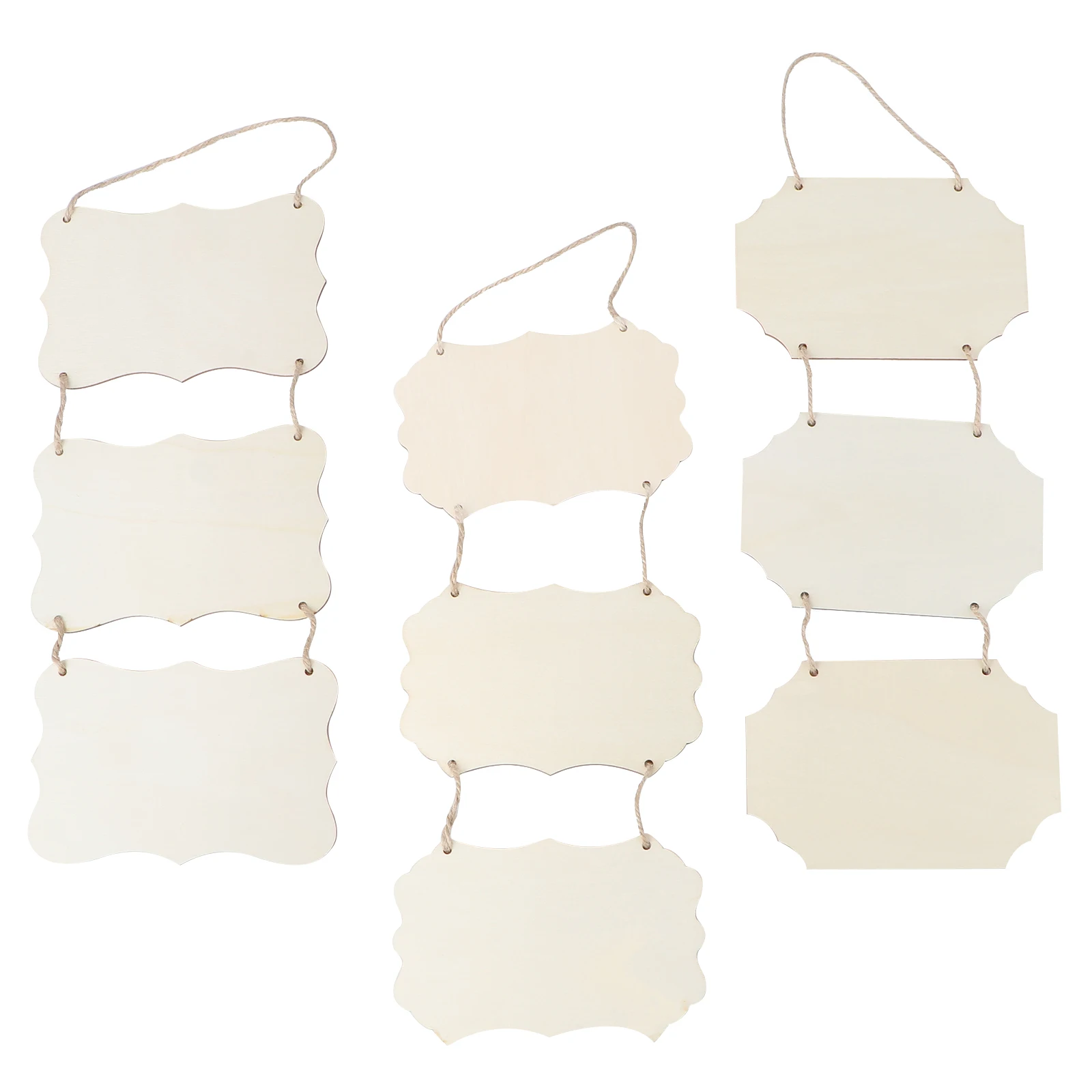 3 Pcs Wooden Hanging Plaque Unfinished Natural Wood Surface DIY Painting Craft Blank Signs Home Decoration
3 Pcs Wooden Hanging Plaque Unfinished Natural Wood Surface DIY Painting Craft Blank Signs Home Decoration