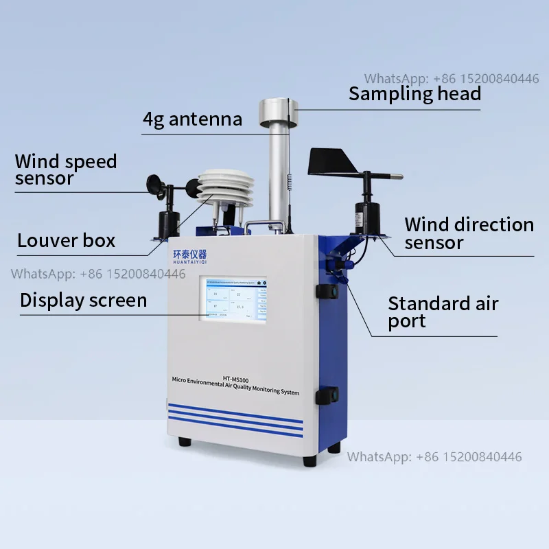 Outdoor Usage Widely Function Atmosphere Pressure Noise Air Quality Station Low Temperature for PM2.5 PM10 Wind Station
Outdoor Usage Widely Function Atmosphere Pressure Noise Air Quality Station Low Temperature for PM2.5 PM10 Wind Station