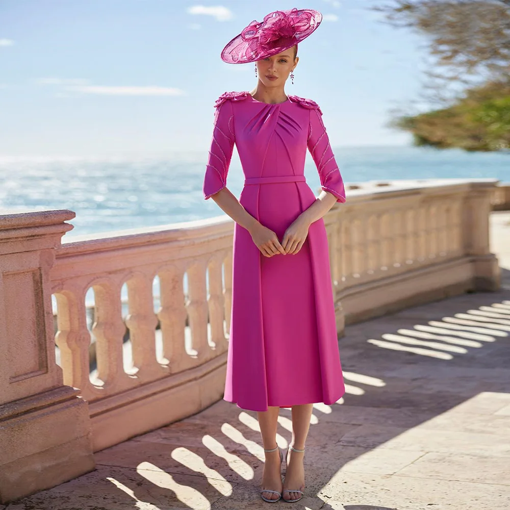 Свадебные платья для гостей для женщин Элегантное платье трапециевидной формы с круглым вырезом длиной до чая Платье для матери невесты миди длиной до половины Бисероплетение Вечерние платья
Свадебные платья для гостей для женщин Элегантное платье трапециевидной формы с круглым вырезом длиной до чая Платье для матери невесты миди длиной до половины Бисероплетение Вечерние платья