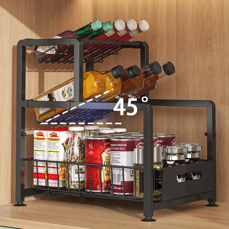 Kitchen seasoning rack lower sink storage rack diagonal seasoning rack multi-functional pumping kitchen supplies finishing rack
Kitchen seasoning rack lower sink storage rack diagonal seasoning rack multi-functional pumping kitchen supplies finishing rack
