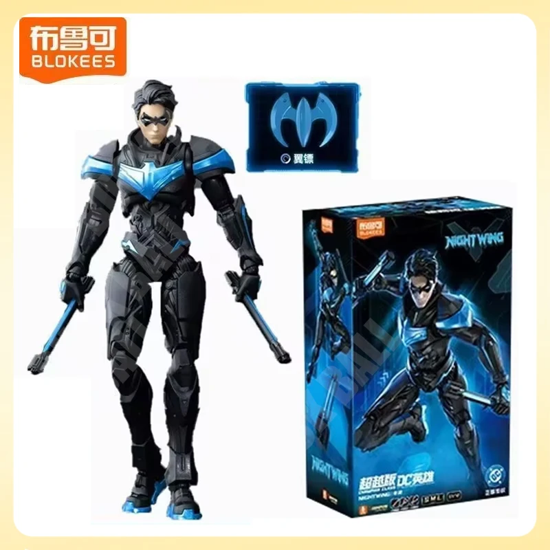 Новая подвижная сборная фигурка Blokees Nightwing: Чемпионский класс, Супермен, Бэтмен, Бюэон Ганн, Дэвид, DC Comics
Новая подвижная сборная фигурка Blokees Nightwing: Чемпионский класс, Супермен, Бэтмен, Бюэон Ганн, Дэвид, DC Comics