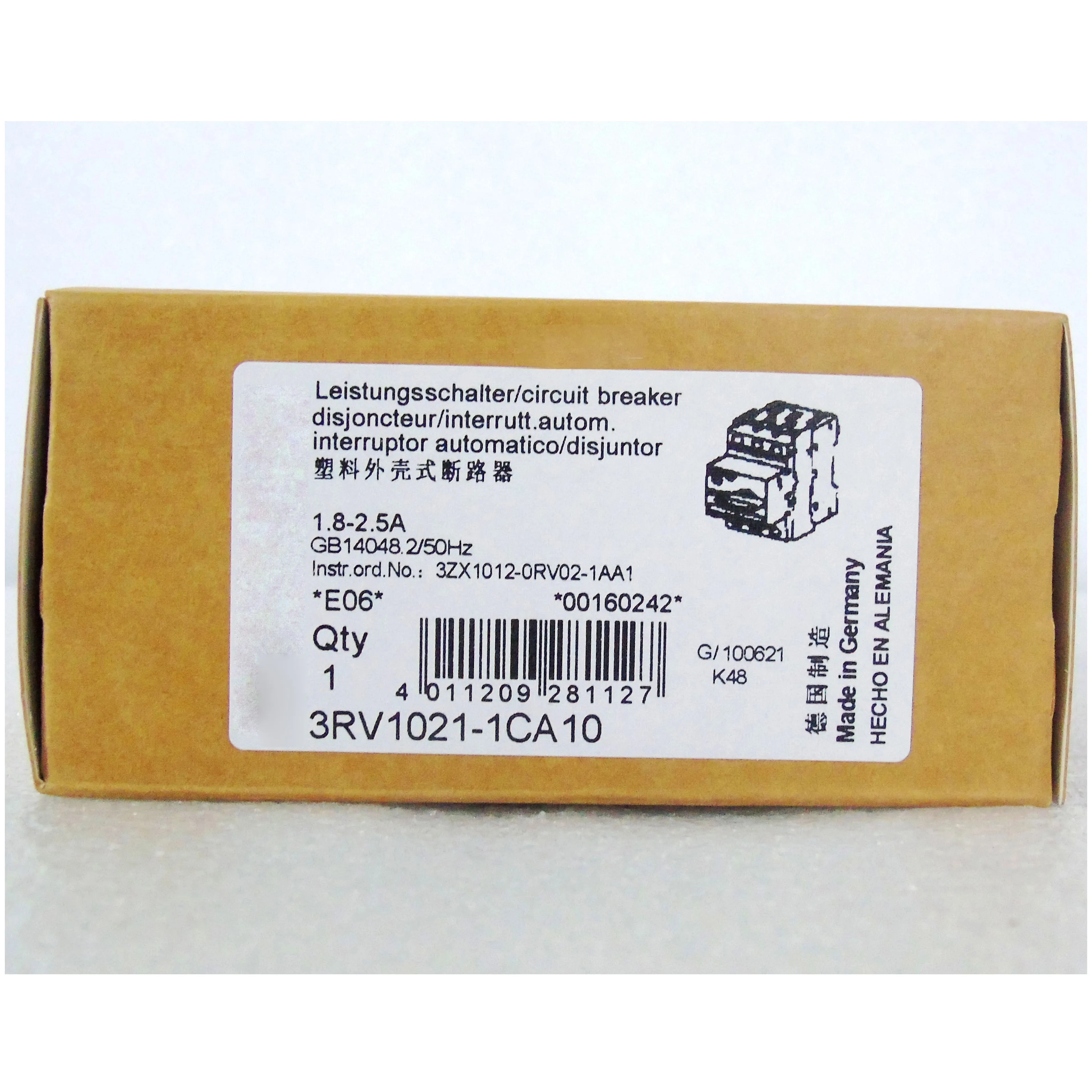 Новый оригинальный спот 3RV1021-1CA10
Новый оригинальный спот 3RV1021-1CA10