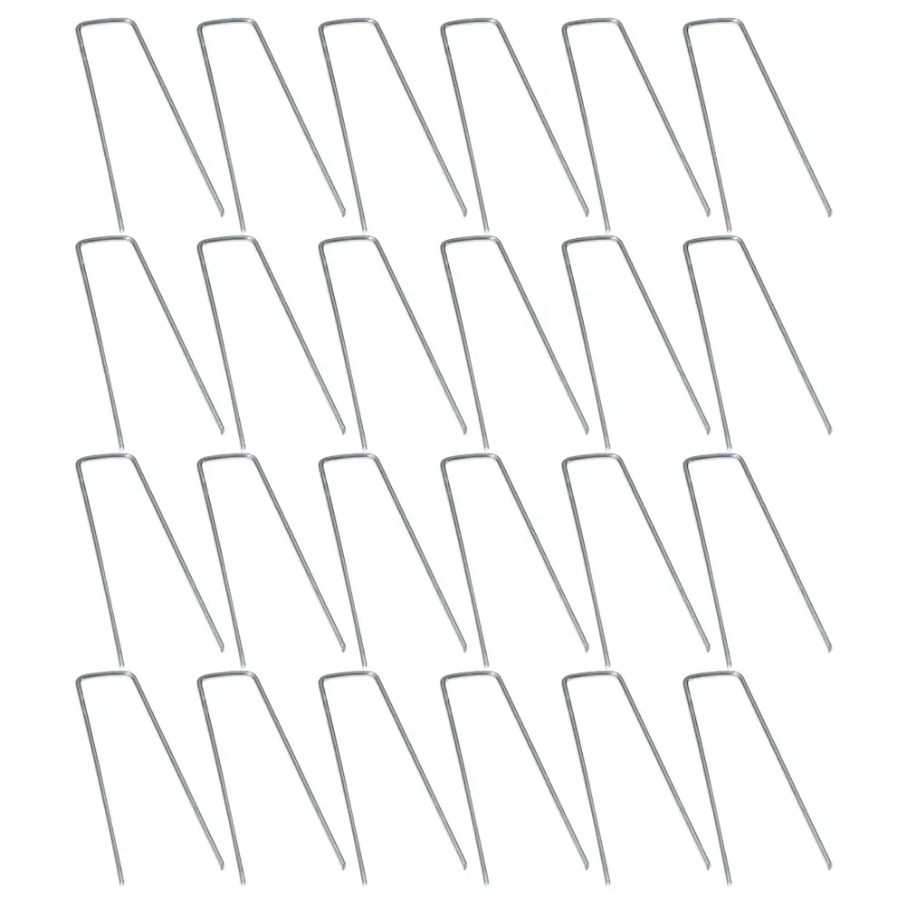 60 Pcs U shaped Ground Stakes Garden Anchors Metal Iron Decorative Yard Tent Grass Fixing Heavy Duty L Tools
60 Pcs U shaped Ground Stakes Garden Anchors Metal Iron Decorative Yard Tent Grass Fixing Heavy Duty L Tools