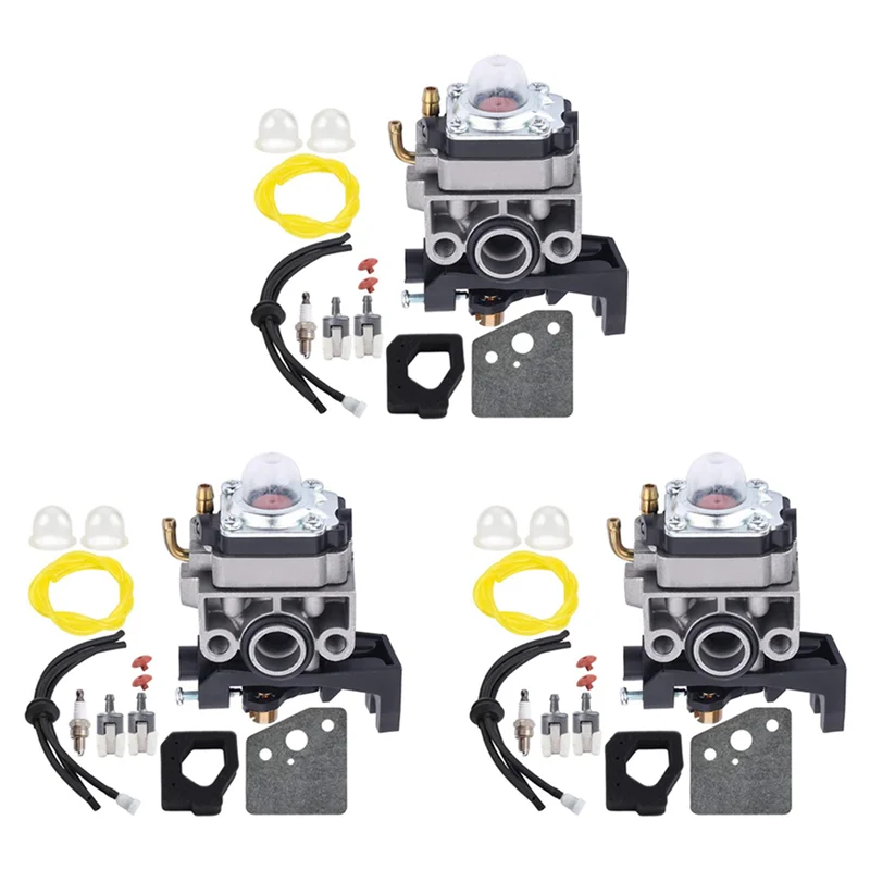 3X Carburetor Kit For Honda GX25 GX25N GX25NT GX35 FG110 FG110K1 HHT35 HHT25S 4-Cycle Engine Replacement 16100-Z0H-825 
3X Carburetor Kit For Honda GX25 GX25N GX25NT GX35 FG110 FG110K1 HHT35 HHT25S 4-Cycle Engine Replacement 16100-Z0H-825