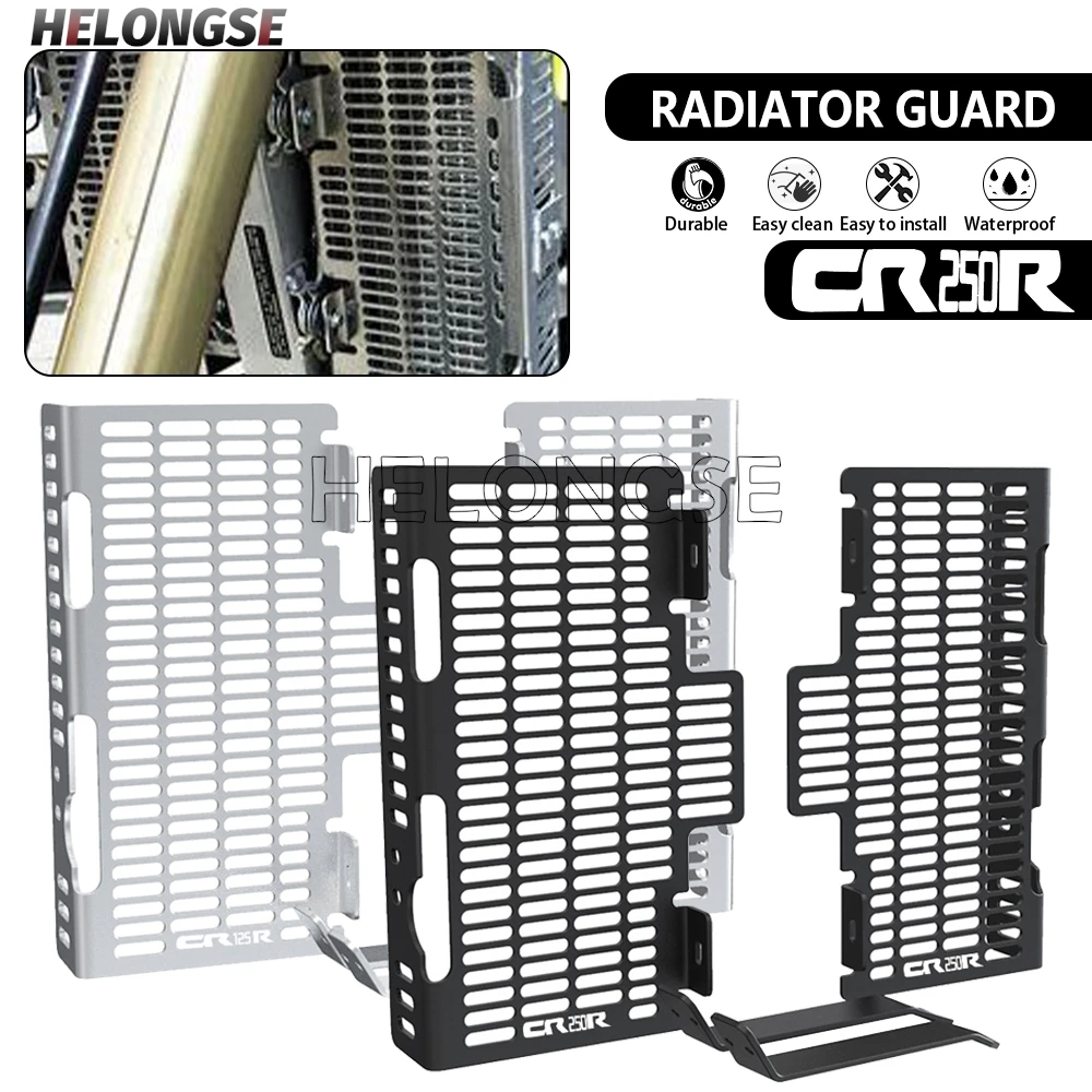 Motorcycle Radiator Guard Protector Grille Grill Cover For Honda CR125R CR250R 2000 2001 CR 250 R 125 R CR 250R 125R Accessories