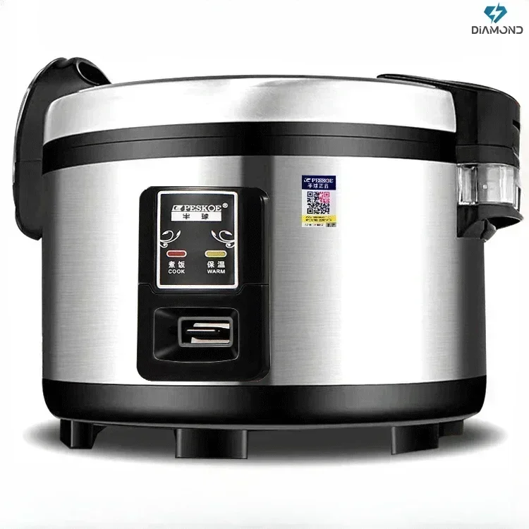 10L Large Capacity Commercial Rice Cooker - Portable Design, Ideal for Big Canteens, Restaurants & Hotels
10L Large Capacity Commercial Rice Cooker - Portable Design, Ideal for Big Canteens, Restaurants & Hotels