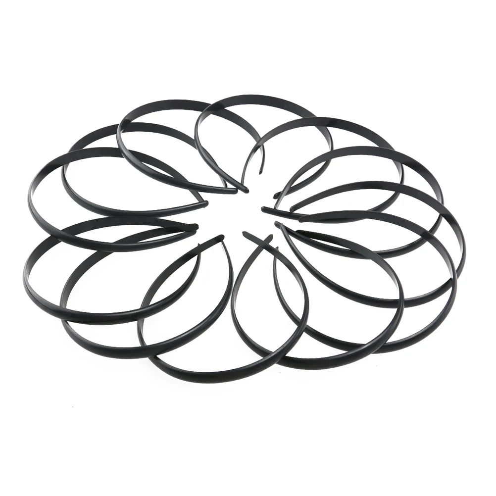 24pcs Plain Fashionable 10mm Wide No Teeth Hair Bands Headbands for Women Girls Black Child Plastic DIY Accessories 
24pcs Plain Fashionable 10mm Wide No Teeth Hair Bands Headbands for Women Girls Black Child Plastic DIY Accessories