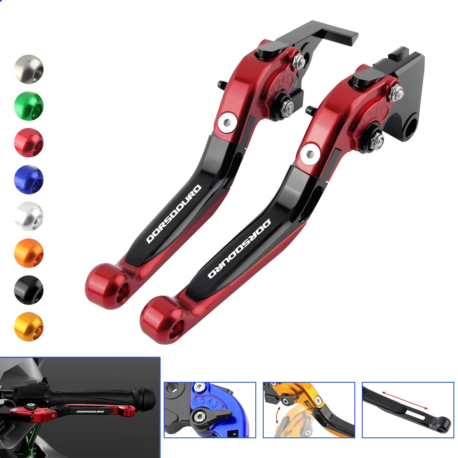 Motorcycle Accessories Folding Extendable Adjustable Brake Clutch Lever For Apilia DORSODURO750 2008-2016 DORSODURO900 2017-2021
Motorcycle Accessories Folding Extendable Adjustable Brake Clutch Lever For Apilia DORSODURO750 2008-2016 DORSODURO900 2017-2021