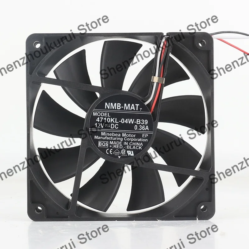 Original NMB DC 12V 0.36A 12025 cooling fan 12CM chassis frequency converter 120X120X25MM 3-wire 4710KL-04W-B39
Original NMB DC 12V 0.36A 12025 cooling fan 12CM chassis frequency converter 120X120X25MM 3-wire 4710KL-04W-B39