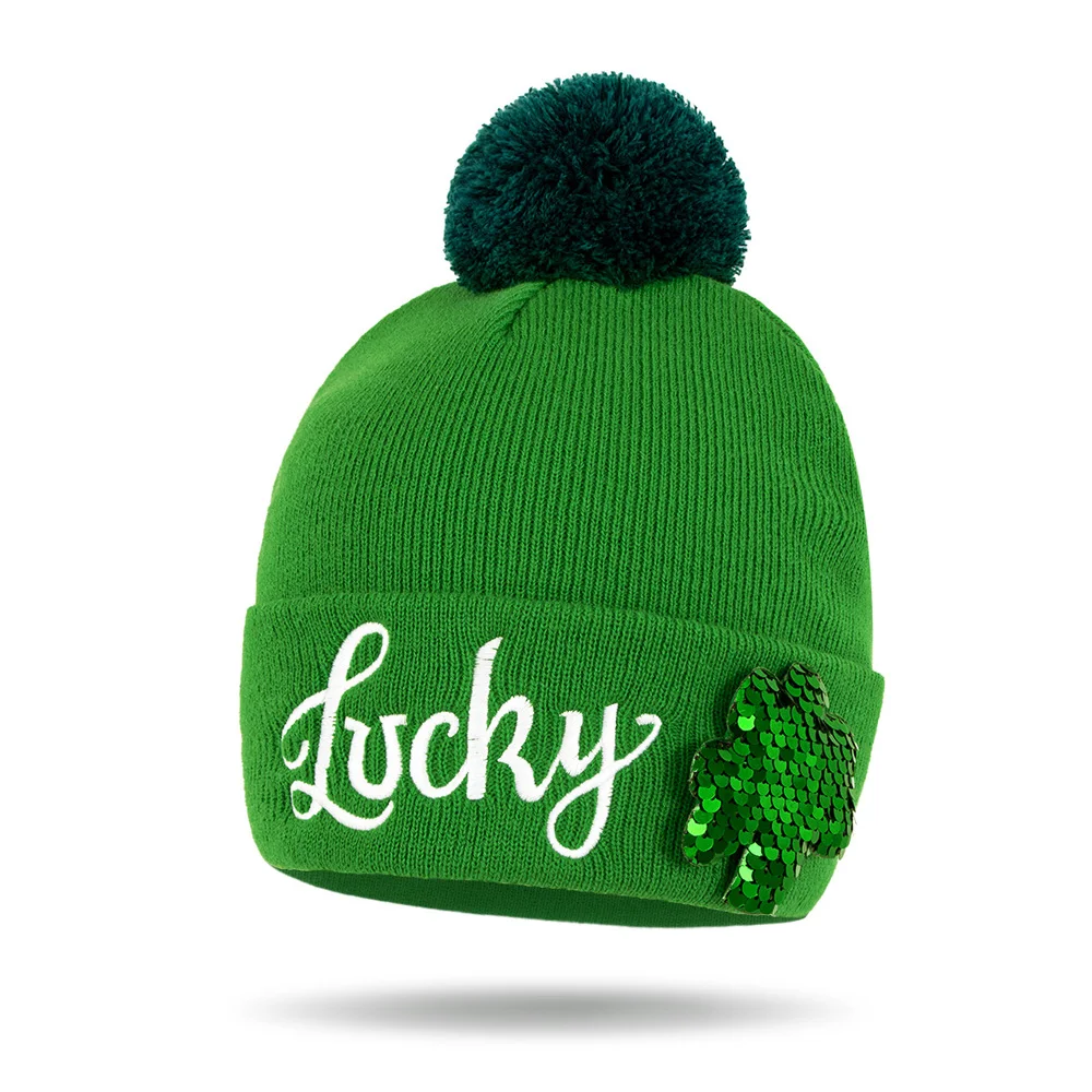 Irish Festival Shamrock Green Hat Cosplay St.Patrick's Day Embroidered Warm Hats Carnival Party Costume Props
Irish Festival Shamrock Green Hat Cosplay St.Patrick's Day Embroidered Warm Hats Carnival Party Costume Props