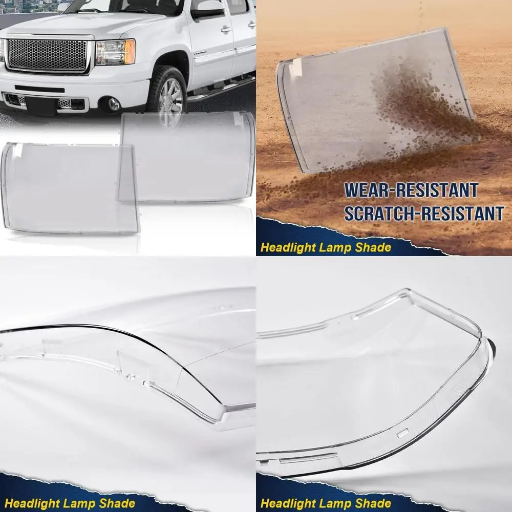 Крышка объектива фар PIT66, совместимая с GMC Sierra 1500 2500HD 3500HD 2007-2013 гг., прозрачная
Крышка объектива фар PIT66, совместимая с GMC Sierra 1500 2500HD 3500HD 2007-2013 гг., прозрачная