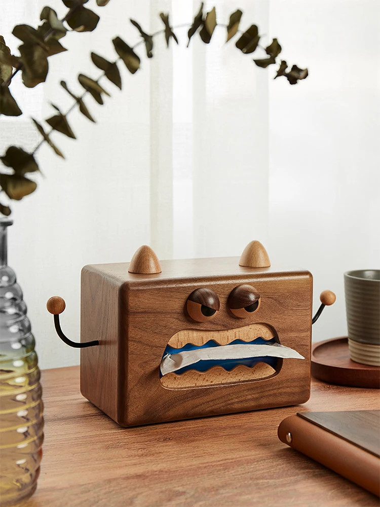 Real Wood Tissue Box Small Monster Wooden Creative Living Room Dining Table Tissue Storage Home Cartoon Side Dn Tissue Box
Real Wood Tissue Box Small Monster Wooden Creative Living Room Dining Table Tissue Storage Home Cartoon Side Dn Tissue Box