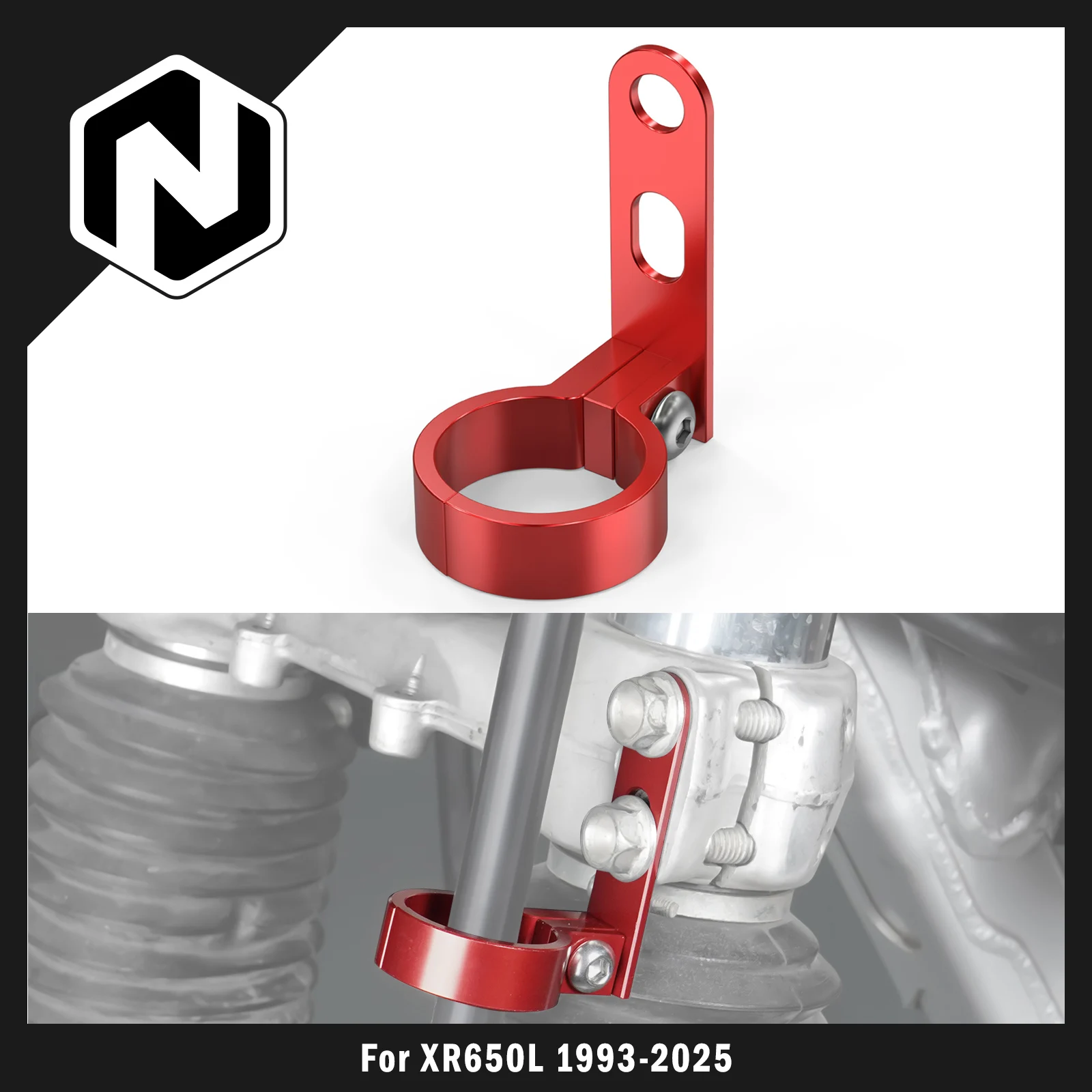 NICECNC For Honda XR650L XR 650L XR 650 L 1993-2025 2024 2023 2022 2021 2020 Motorcycle Front Brake Hose Line Cable Guide Clamp
NICECNC For Honda XR650L XR 650L XR 650 L 1993-2025 2024 2023 2022 2021 2020 Motorcycle Front Brake Hose Line Cable Guide Clamp