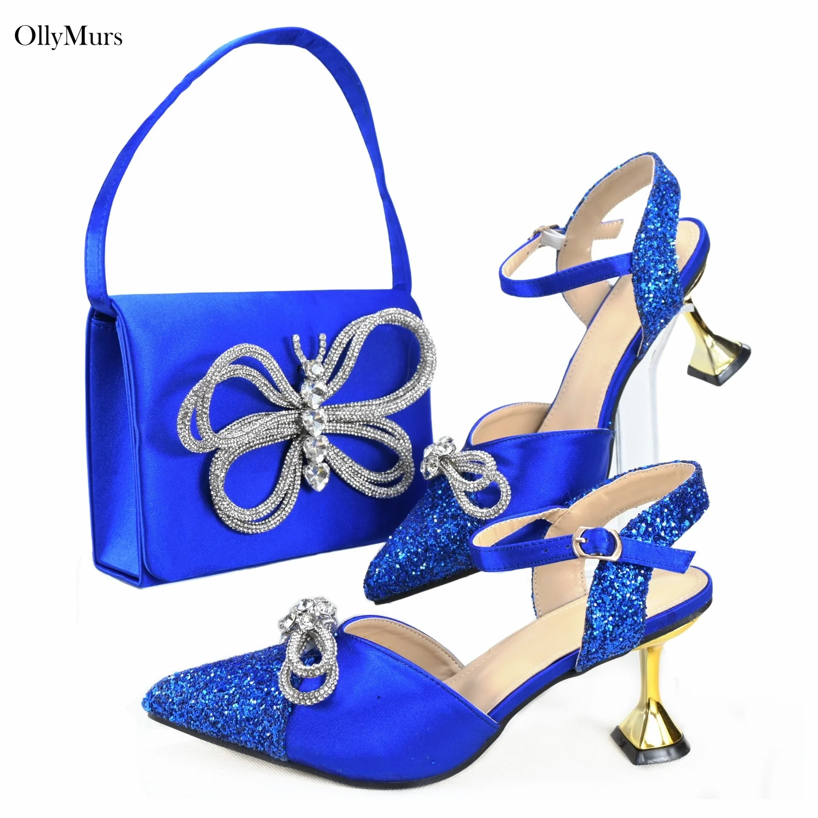 New Arrival Rhinestone Shoes And Bag To Match To Match Set For Wedding Party Italian Style High Women Heel Shoes And Bag Set
New Arrival Rhinestone Shoes And Bag To Match To Match Set For Wedding Party Italian Style High Women Heel Shoes And Bag Set