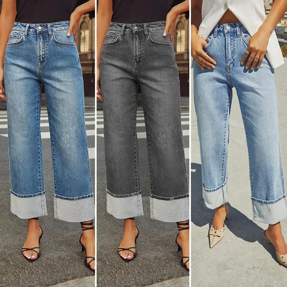 Women High Stretch Jeans Trendy Women's Baggy Jeans Denim Trousers High Waisted Wide Leg Pants with Pockets for Spring for Women
Women High Stretch Jeans Trendy Women's Baggy Jeans Denim Trousers High Waisted Wide Leg Pants with Pockets for Spring for Women