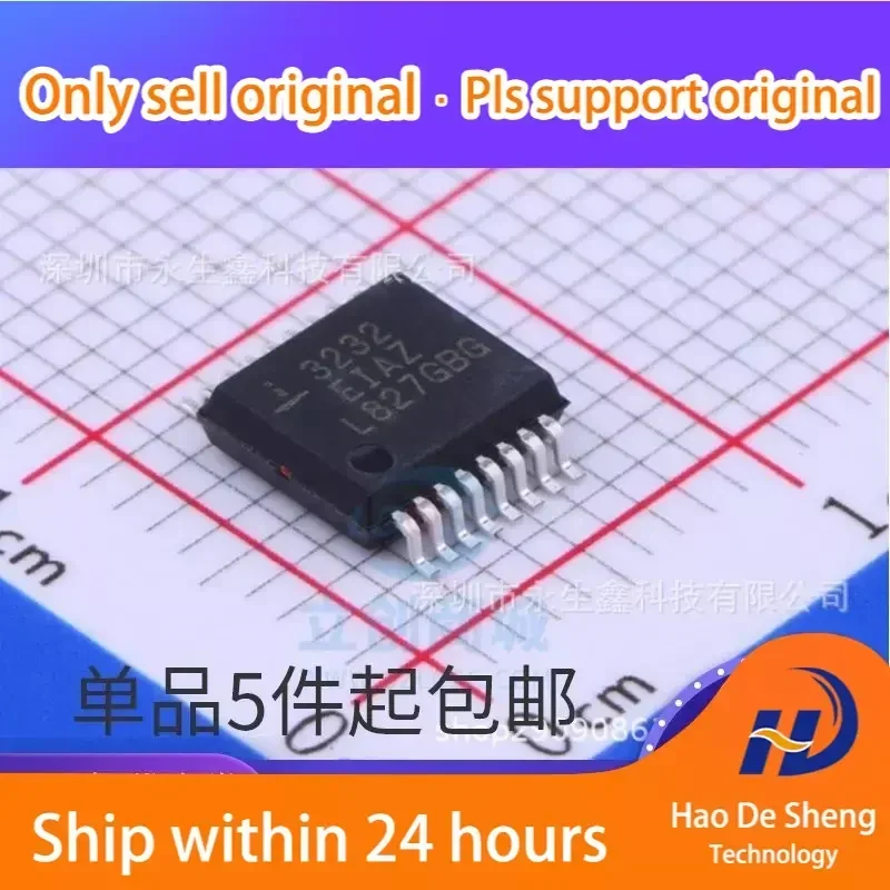10 шт./лот ICL3232EIAZ ICL3232EIZ-T 3232EIAZ SSOP16 Новые оригинальные в наличии
10 шт./лот ICL3232EIAZ ICL3232EIZ-T 3232EIAZ SSOP16 Новые оригинальные в наличии