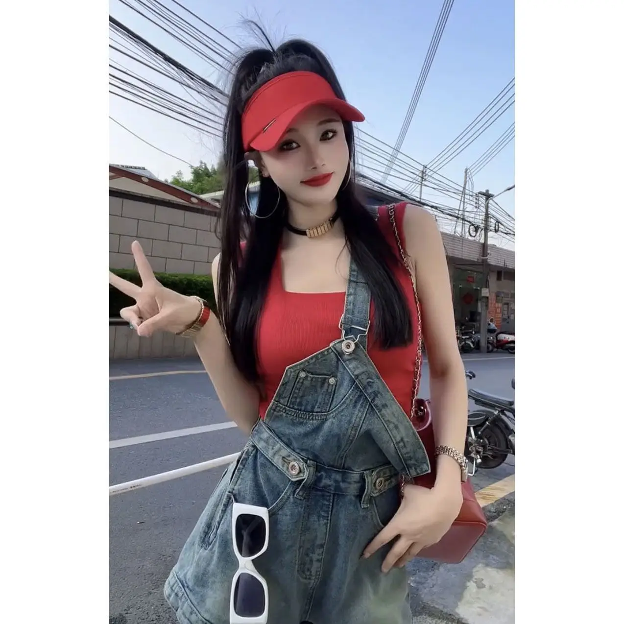 Women's Denim Rompers Playsuits Pink Overalls Beachwear Age Reduction Occasion Corduroy Adults Contrasting Japanese Embroidered
Women's Denim Rompers Playsuits Pink Overalls Beachwear Age Reduction Occasion Corduroy Adults Contrasting Japanese Embroidered