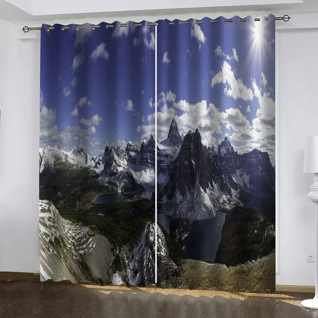 HUANZHUANG Curtains For Window River and Mountain Scenery 3D Modern 2 Pieces Fashion Thin Window Curtain For Living Room
HUANZHUANG Curtains For Window River and Mountain Scenery 3D Modern 2 Pieces Fashion Thin Window Curtain For Living Room