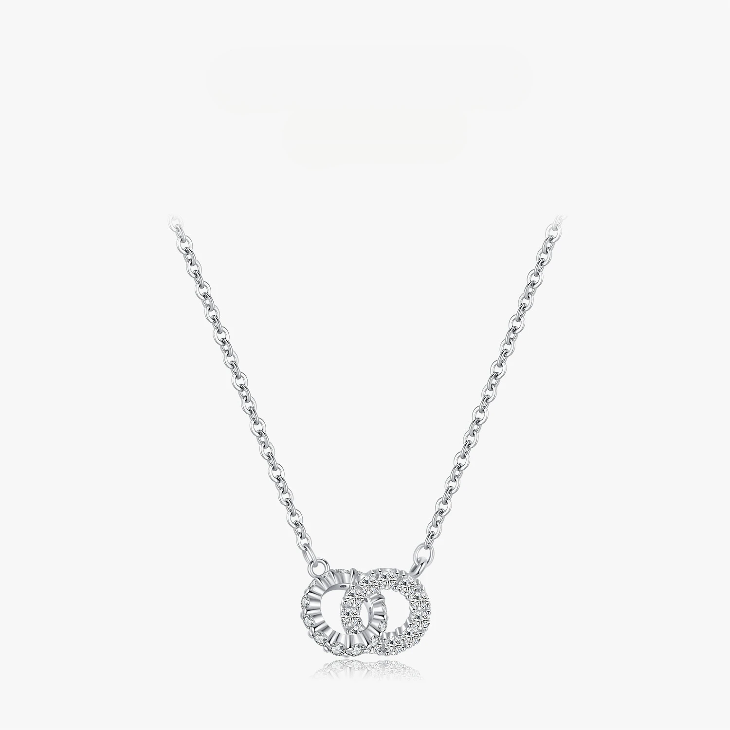 Dawn's Jewel S925 Silver Fashion Exquisite Romantic Shining Diamond Ring Clasp Stitching Necklace For Women
Dawn's Jewel S925 Silver Fashion Exquisite Romantic Shining Diamond Ring Clasp Stitching Necklace For Women