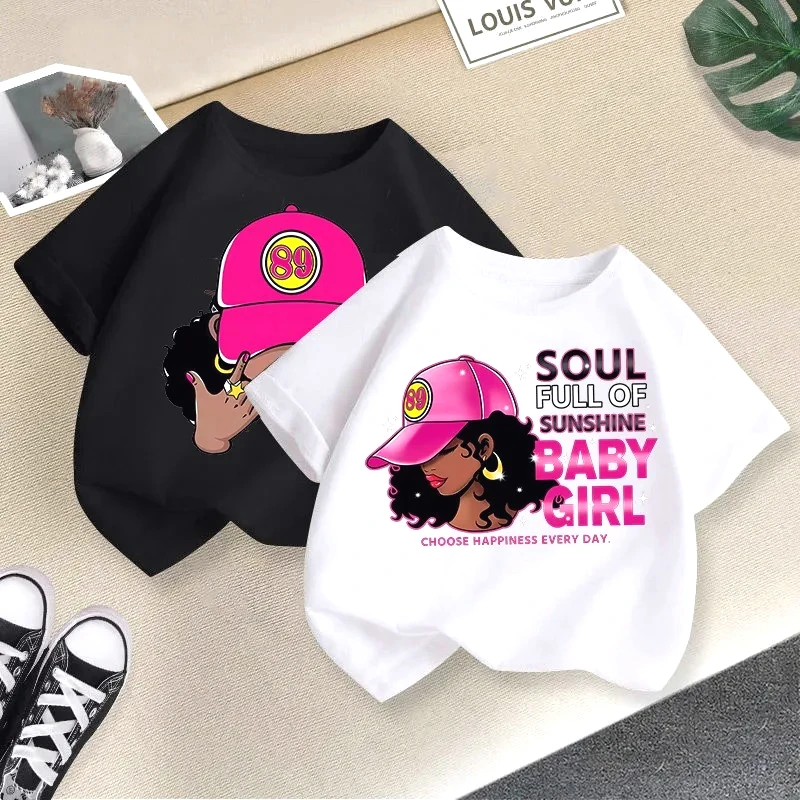 The New Summer Trend of Girls' Round-neck Short-sleeved T-shirts with Cartoon Pattern Prints Modal Fabric Hip Hop Kids Clothes
The New Summer Trend of Girls' Round-neck Short-sleeved T-shirts with Cartoon Pattern Prints Modal Fabric Hip Hop Kids Clothes