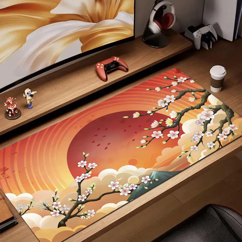 Sunset and cherry blossom design Mouse Pad rubber anti-slip Desk Mat gamer pc accessories Gaming mat keypad expansion mousepad
Sunset and cherry blossom design Mouse Pad rubber anti-slip Desk Mat gamer pc accessories Gaming mat keypad expansion mousepad