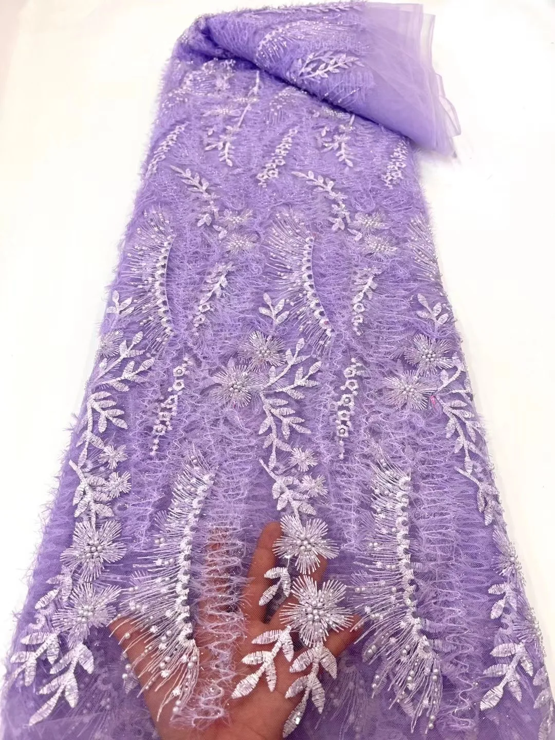 French Luxurious Sequins Pearl Mesh Handmade Feather Fabric African High Quality Beaded Tulle Lace For Bride Evening Dress Sew
French Luxurious Sequins Pearl Mesh Handmade Feather Fabric African High Quality Beaded Tulle Lace For Bride Evening Dress Sew