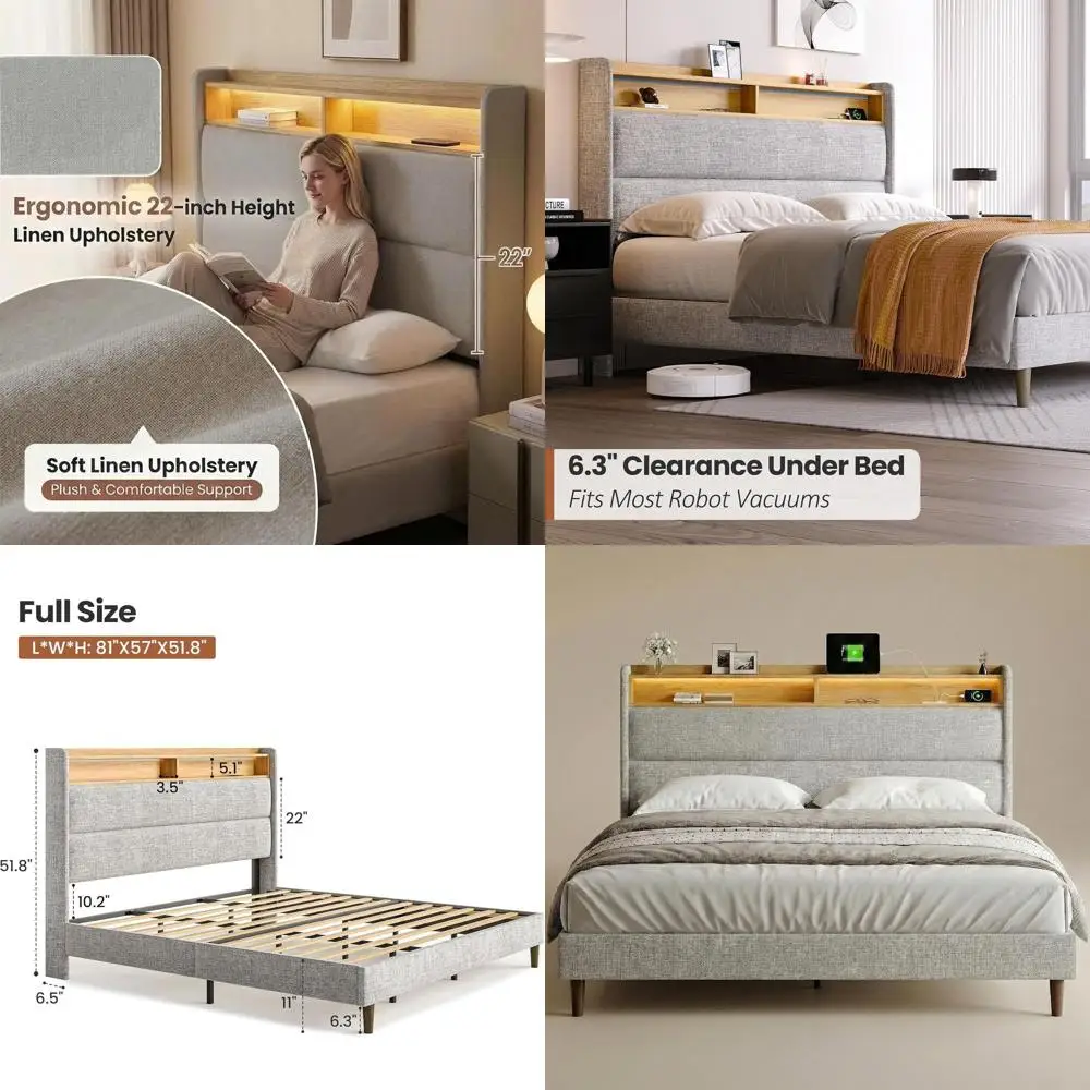 Серая кровать-платформа с мягкой обивкой, местом для хранения, зарядной станцией, светодиодной подсветкой и высоким книжным шкафом-столбом — пружинный блок не требуется
Серая кровать-платформа с мягкой обивкой, местом для хранения, зарядной станцией, светодиодной подсветкой и высоким книжным шкафом-столбом — пружинный блок не требуется