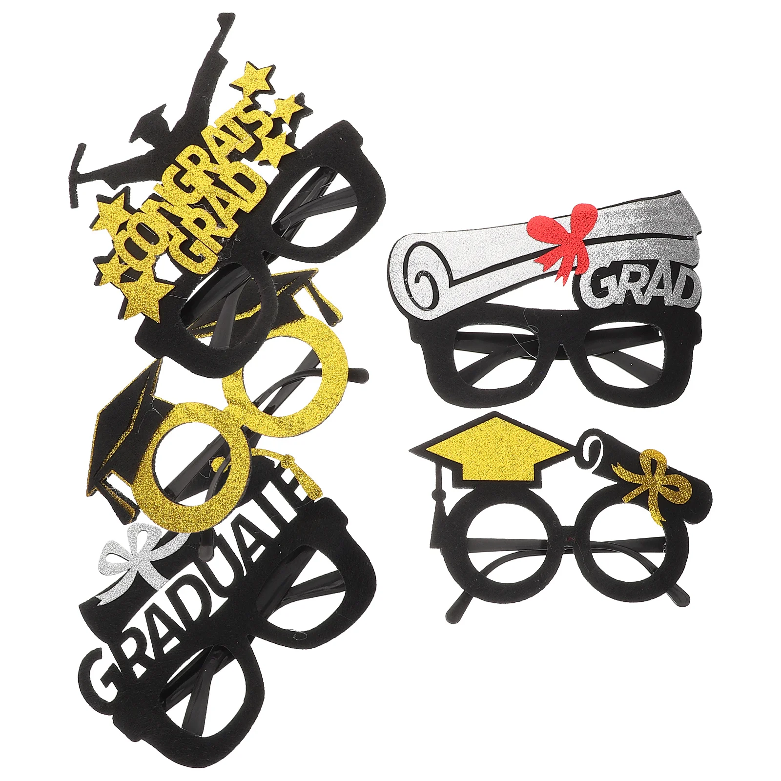 5pcs Graduation Eyeglasses Props Glitter Class Of 2024 Paper Glasses For Graduation Party Photo Booth Decorations Grad
5pcs Graduation Eyeglasses Props Glitter Class Of 2024 Paper Glasses For Graduation Party Photo Booth Decorations Grad