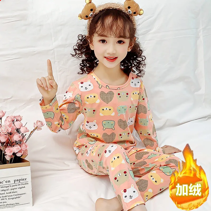 2 to 15Y Children Thermal Underwear Set Fleece Single-layer Boys Girls Winter Clothes New Baby Cartoon Warm Pajamas Suit
2 to 15Y Children Thermal Underwear Set Fleece Single-layer Boys Girls Winter Clothes New Baby Cartoon Warm Pajamas Suit