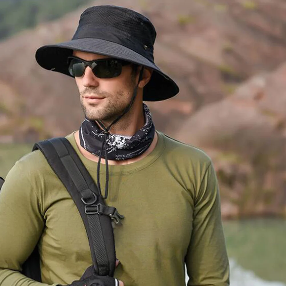 Mountaineering Fisherman Hat Uv Protective Wide Brim Breathable Mesh Sun Cap for Outdoor Activities Hiking Camping Fishing
Mountaineering Fisherman Hat Uv Protective Wide Brim Breathable Mesh Sun Cap for Outdoor Activities Hiking Camping Fishing