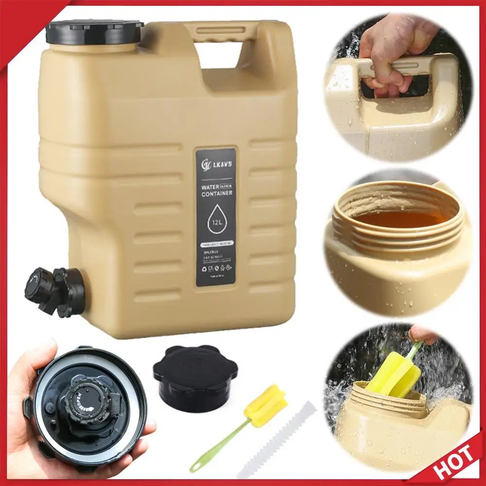 Контейнер для хранения воды 12 л, герметичный диспенсер для воды, емкость для воды большой вместимости, кувшин для автомобиля, кемпинга
Контейнер для хранения воды 12 л, герметичный диспенсер для воды, емкость для воды большой вместимости, кувшин для автомобиля, кемпинга