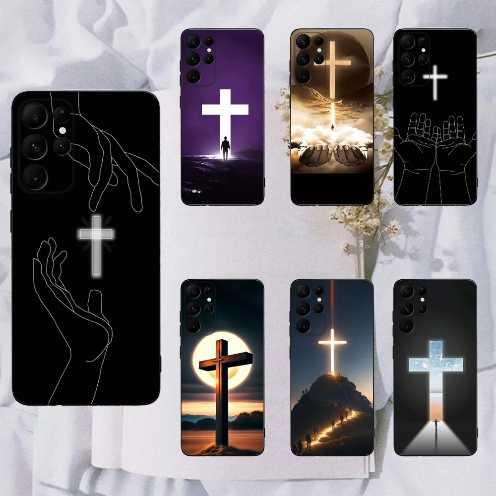 Christian Cross Design Phone Case For Samsung Galaxy A20,A21s,A22,A31,A32,A52,A53,A72,73,A80,A91 Soft Black Cover
Christian Cross Design Phone Case For Samsung Galaxy A20,A21s,A22,A31,A32,A52,A53,A72,73,A80,A91 Soft Black Cover