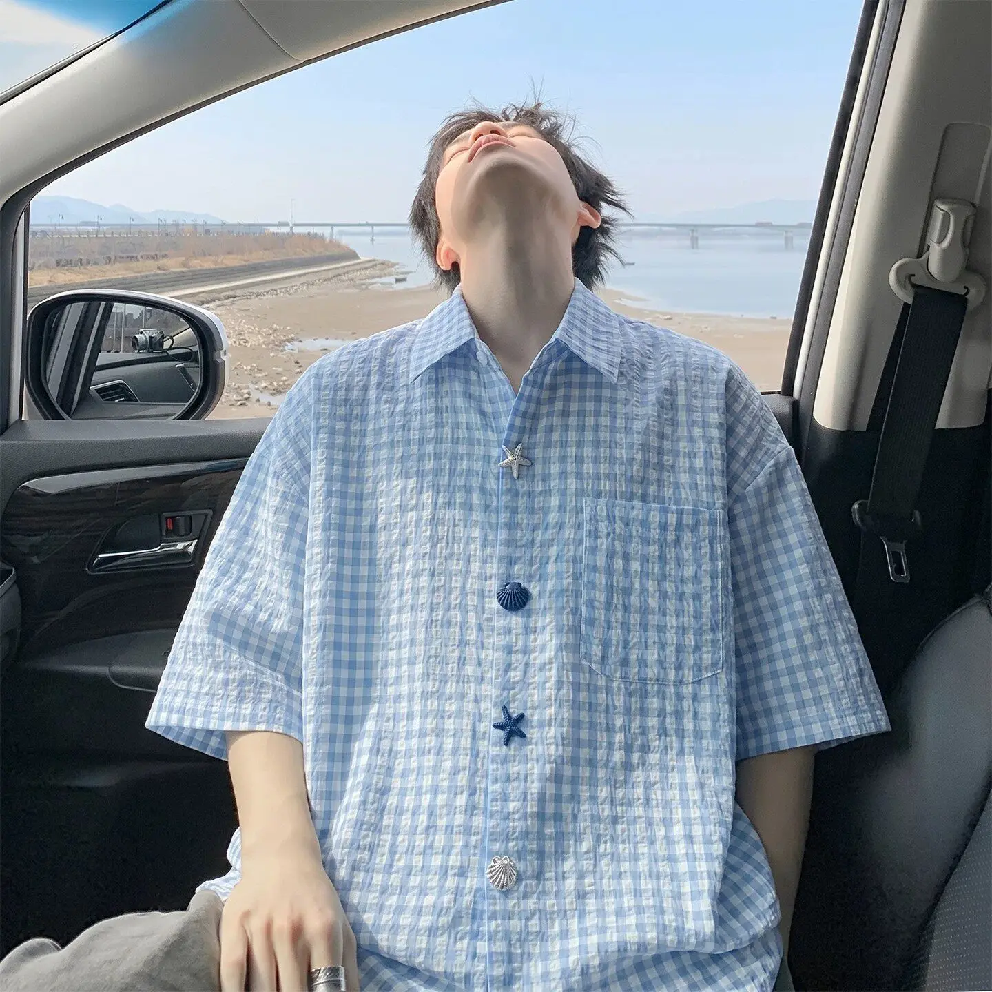 Casual Plaid Shirt Men Summer Beach Vacation Loose Fit Button up Polyester Beach Shirt Short Sleeve Regular Length Polyester ...
Casual Plaid Shirt Men Summer Beach Vacation Loose Fit Button up Polyester Beach Shirt Short Sleeve Regular Length Polyester ...